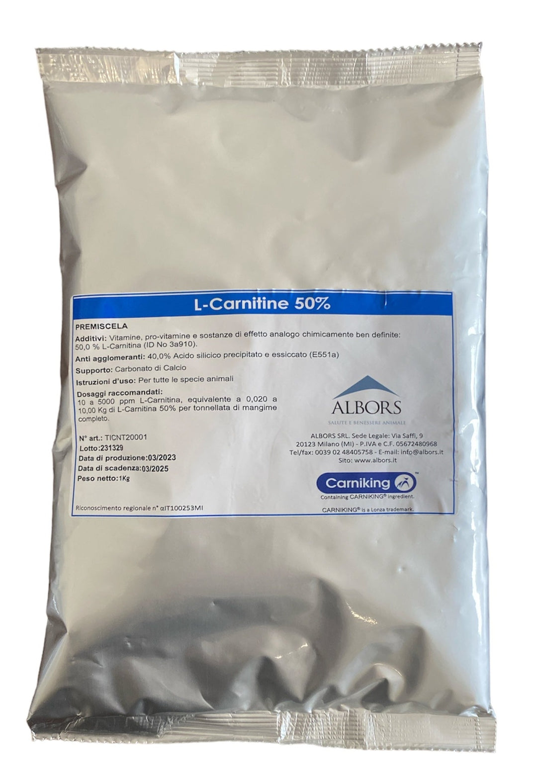 carniking l carnitine ALBORS | L-Carnitine 50% - Home Birds – ALBORS SRL